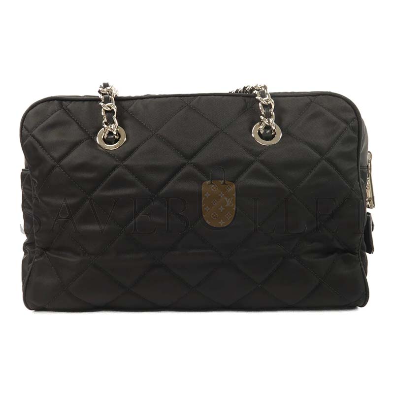Pra*a RE-NYLON QUILTED NYLON SHOULDER BAG 1BD641 (30*21*11cm)